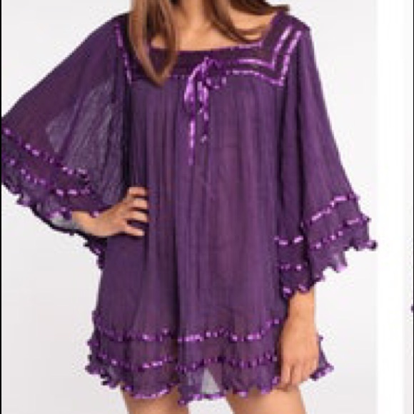 EMILUNA Tops - Ribbon Trim Tunic Dress